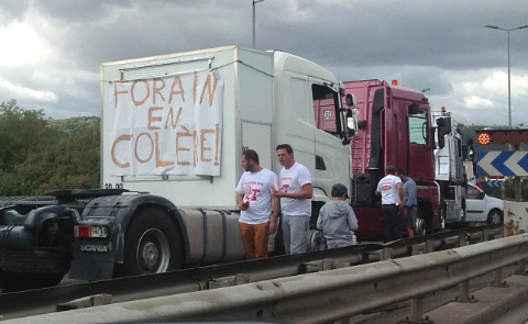 Blocages : la région lyonnaise épargnée pour une bonne part par le mouvement des routiers