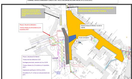 Prévus pour durer un mois : importants travaux annoncés boulevard Saint-Michel