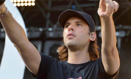 Le rappeur Orelsan sur la scène du théâtre antique de Vienne le 28 juillet