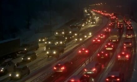 Trafic routier perturbé par la neige ce matin