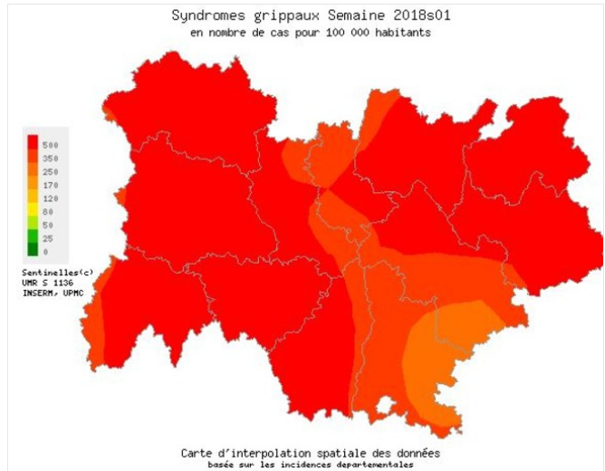 Toujours plus de cas de grippe : Auvergne-Rhône-Alpes en route vers le pic…