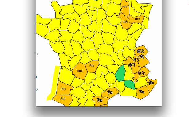 Le Nord-Isère concerné : Météo France lance une alerte orange à la neige et au verglas en Isère