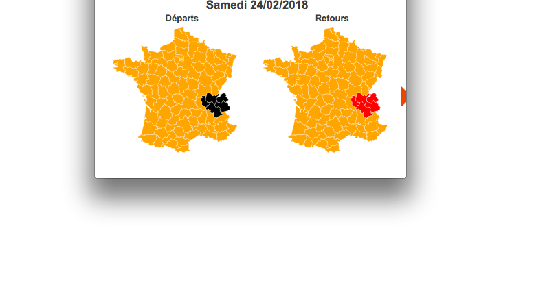 Circulation très difficile attendue : un samedi en rouge et noir dans la région Rhône-Alpes