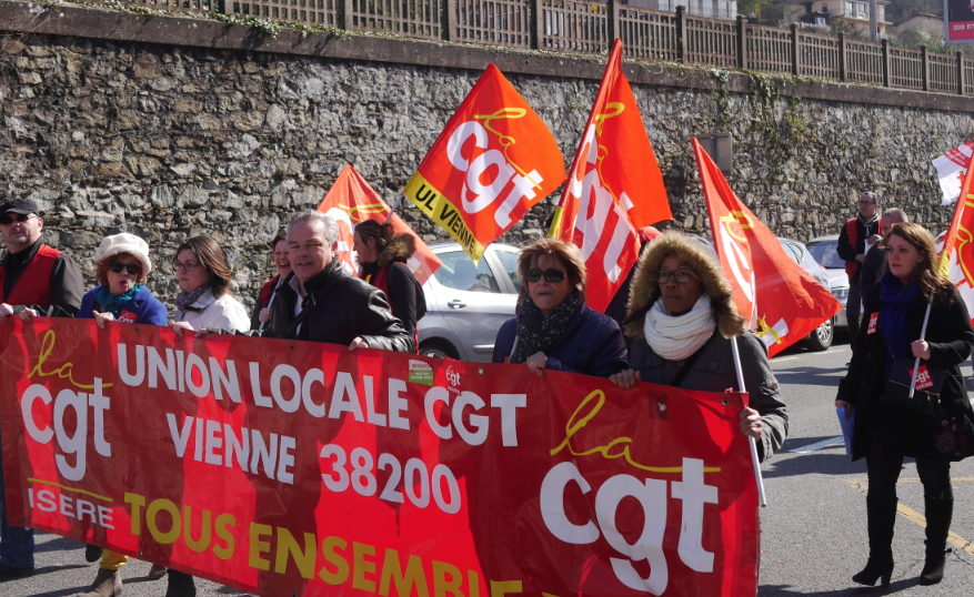 Journée de grève nationale : un millier de manifestants dans les rues de Vienne