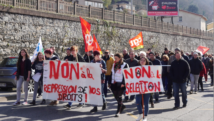 Journée de grève nationale : un millier de manifestants dans les rues de Vienne