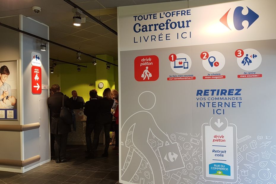 Préparés à Saint-Quentin-Fallavier : Carrefour va ouvrir les premiers « drive piétons » de Rhône-Alpes