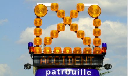 Gros bouchons hier sur l’A7 entre  Vienne et Lyon, suite à la spectaculaire collision de deux poids-lourds