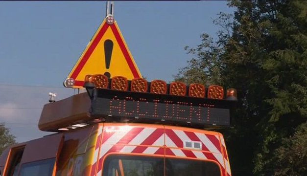 Le bretelle d’accès de l’A7 à Vienne, fermée jeudi soir