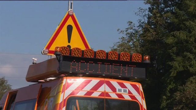 Le bretelle d’accès de l’A7 à Vienne, fermée jeudi soir