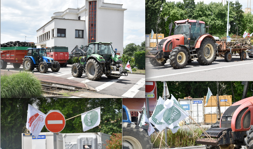 Selon les agriculteurs, le blocus de la raffinerie de Feyzin pourrait durer