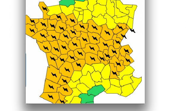 Cet après-midi et cette nuit : l&rsquo;Isère et le Rhône en alerte orages