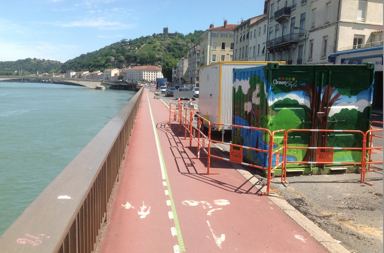 Les travaux de la « voie verte » à Vienne, reprennent lundi, de nuit, pendant deux jours 