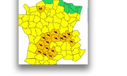 L’Isère et le Rhône à nouveau en vigilance orange aux orages