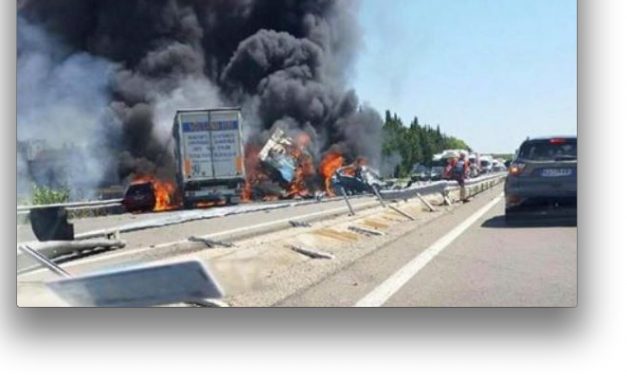 Terrible accident sur l&rsquo;A 7 près d&rsquo;Avignon : quatre personnes périssent carbonisées