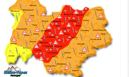 Météo France place l’Isère et le Rhône en alerte orange aux orages qui pourraient être violents