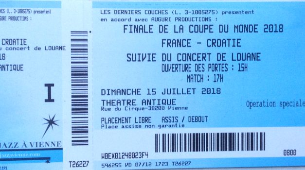 Le théâtre antique de Vienne en « fan zone » du Mondial : le quota du jour est déjà épuisé !