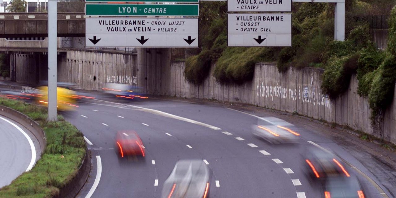 Le boulevard périphérique de Lyon va passer le 1er janvier 2019 de 90… à 70 km/h !