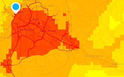 Épisode de pollution de l’air aux particules fines actuellement en cours à Lyon et dans le Nord-Isère