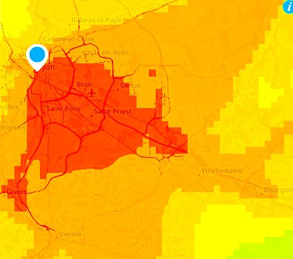 Épisode de pollution de l’air aux particules fines actuellement en cours à Lyon et dans le Nord-Isère