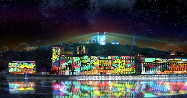 La Fête des Lumière 2018 à Lyon plus centrée sur la Presqu&rsquo;île, retour de la Tête d&rsquo;Or et du Grand Hôtel-Dieu