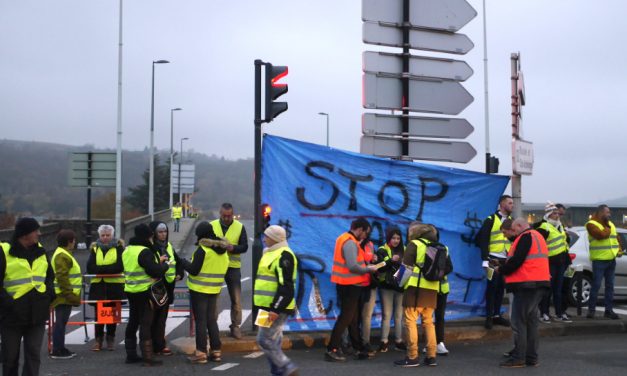 Mouvement des gilets jaunes à Vienne ce matin : 2 incidents, des ralentissements, mais pas de bouchon