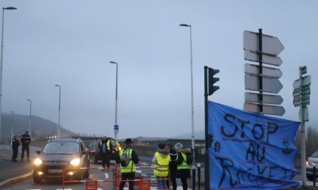 Mouvement des gilets jaunes à Vienne ce matin : 2 incidents, des ralentissements, mais pas de bouchon