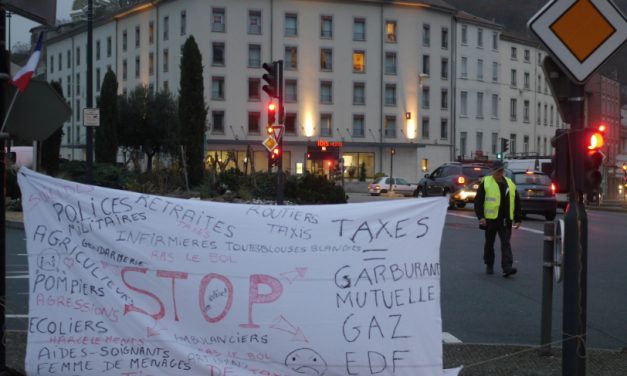 Mouvement des gilets jaunes à Vienne ce matin : 2 incidents, des ralentissements, mais pas de bouchon