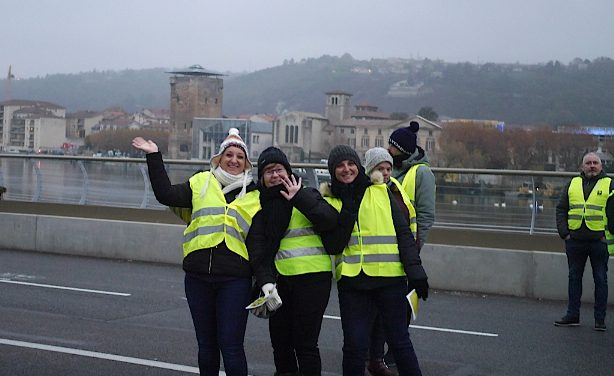 Mouvement des gilets jaunes à Vienne ce matin : 2 incidents, des ralentissements, mais pas de bouchon