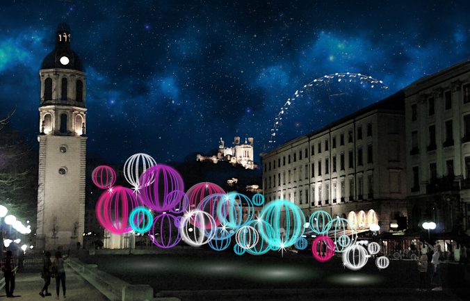 La Fête des Lumière 2018 à Lyon plus centrée sur la Presqu’île, retour de la Tête d’Or et du Grand Hôtel-Dieu