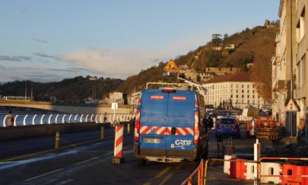 Méga-bouchons à Vienne cet après-midi, suite à une fuite de gaz, le quai Jean-Jaurés fermé