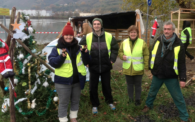 Les « gilets jaunes » de Vienne vont devoir quitter demain le rond-point BGA, mais veulent continuer autrement