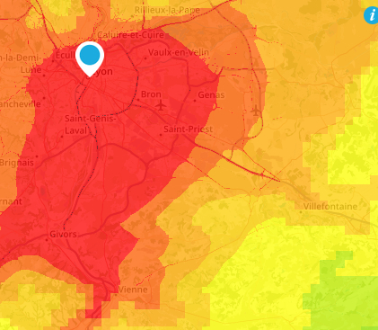 Le niveau est très élevé : vigilance orange aux particules fines sur le Rhône et le Nord-Isère ce matin