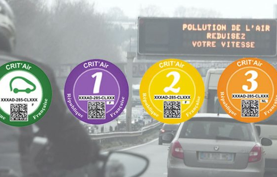 Les vignettes Crit’air obligatoires : circulation différenciée instaurée à Lyon, à partir de demain, 5 heures