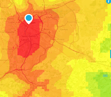 Pollution de l’air à Lyon et dans le Nord-Isère : abaissement de la vitesse de 20 km/h sur tous les axes routiers