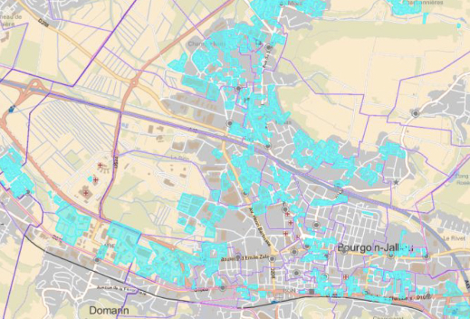 Une couverture de 57 % de la fibre : 7 482 logements éligibles au très haut-débit Internet à Bourgoin-Jallieu