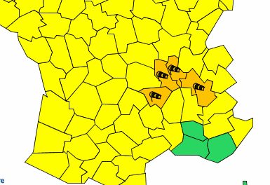 Alerte orange ce soir et cette nuit au vent violent dans le Rhône et le Nord-Isère