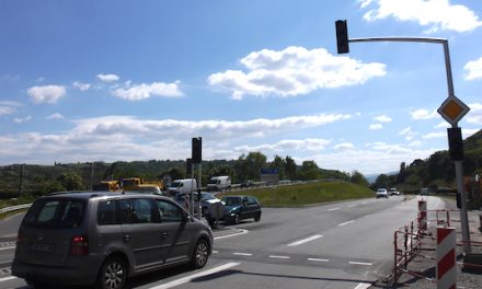 Carrefour « Buffin » au barrage de Reventin-Vaugris sur la D386 : les feux tricolores opérationnels le 20 mai