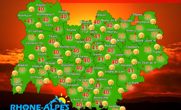Plus forte que celle de 2003 ? Canicule : plus de 40 ° attendus dans le Rhône et l’Isère à partir de demain