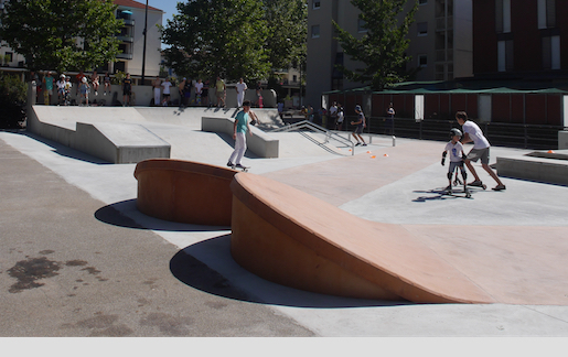 Une nouvelle jeunesse pour le skate-park du Champ-de-Mars à Vienne, inauguré