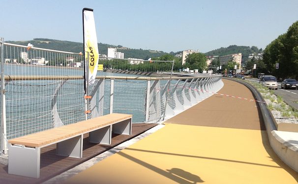 Après un an et demi de travaux et de bouchons : la voie verte  de Vienne inaugurée le lundi 8 juillet