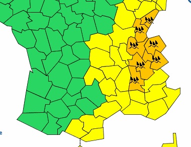 Après la vigilance canicule, puis orages, l’Isère placée en vigilance inondations par Météo France !