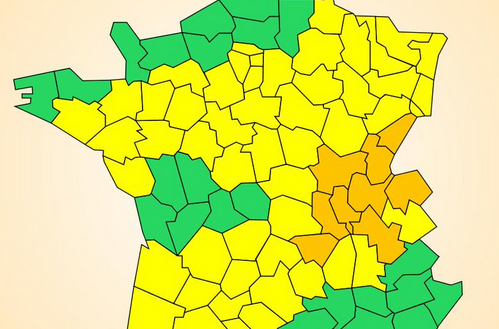 L’Isère, après le Rhône, passe en alerte orange aux orages