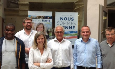 Municipales : candidate LREM, Florence David inaugure sa permanence de campagne cours Romestang à Vienne