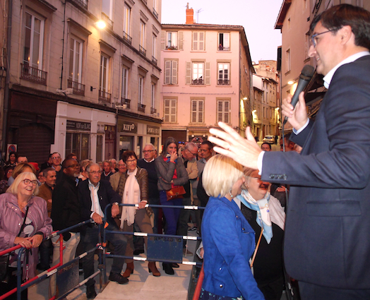 Municipales Vienne 2020-Thierry Kovacs inaugure sa permanence devant 400 personnes