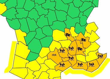 Fortes pluies et vent violent : l’Isère en alerte orange