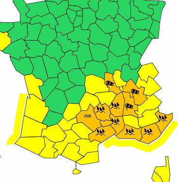 Fortes pluies et vent violent : l’Isère en alerte orange