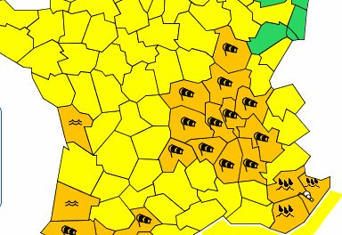 Sur le Rhône et l’Isère, alerte orange météo aux vents violents : des rafales jusqu’à 120 km/h à partir de ce soir