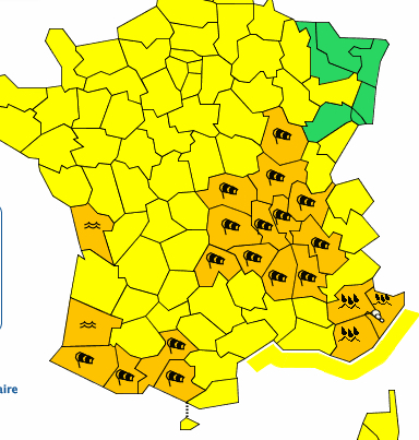 Sur le Rhône et l’Isère, alerte orange météo aux vents violents : des rafales jusqu’à 120 km/h à partir de ce soir