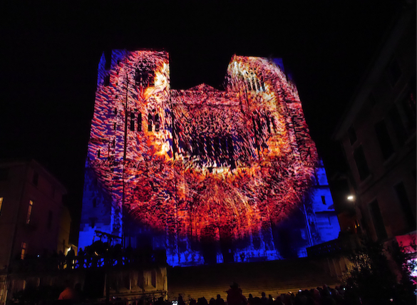 Près de 500 personnes pour assister au lancement de la cathédrale des Lumières à Vienne : les meilleurs moments