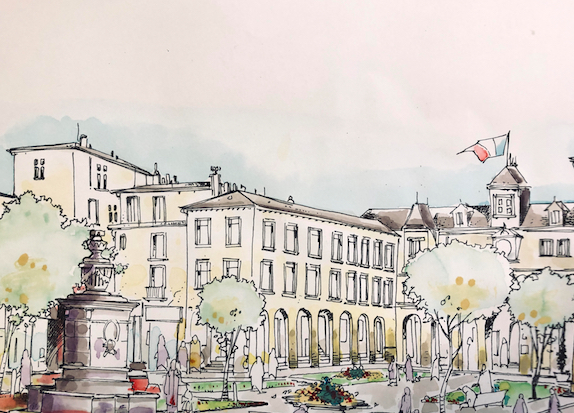 Municipales Vienne 2020-Florence David (LREM) « veut rendre la place de l’hôtel-de-ville aux Viennois »